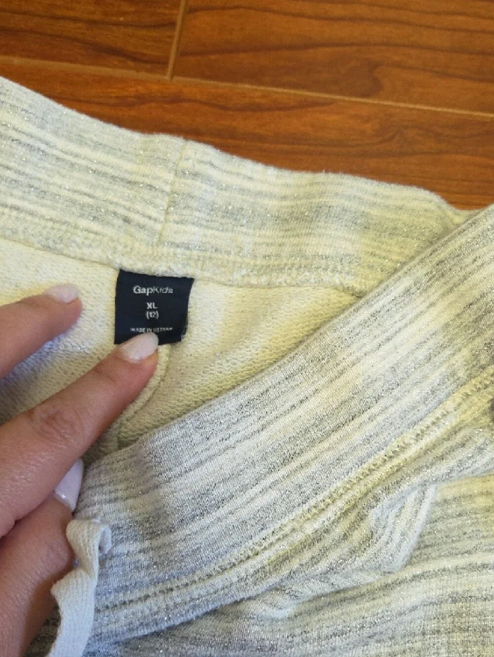 GAP, Justice Black Joggers with Pink Side Stripes and Light Gray Knit Joggers